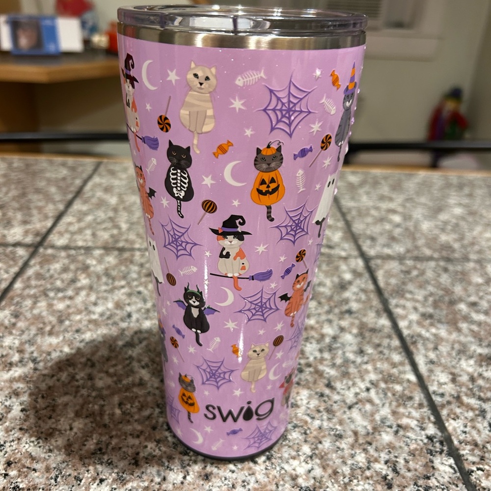 Swig Halloween Cat Tumbler
